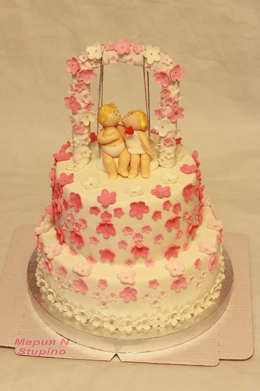 Свадебный с ангелочками:)