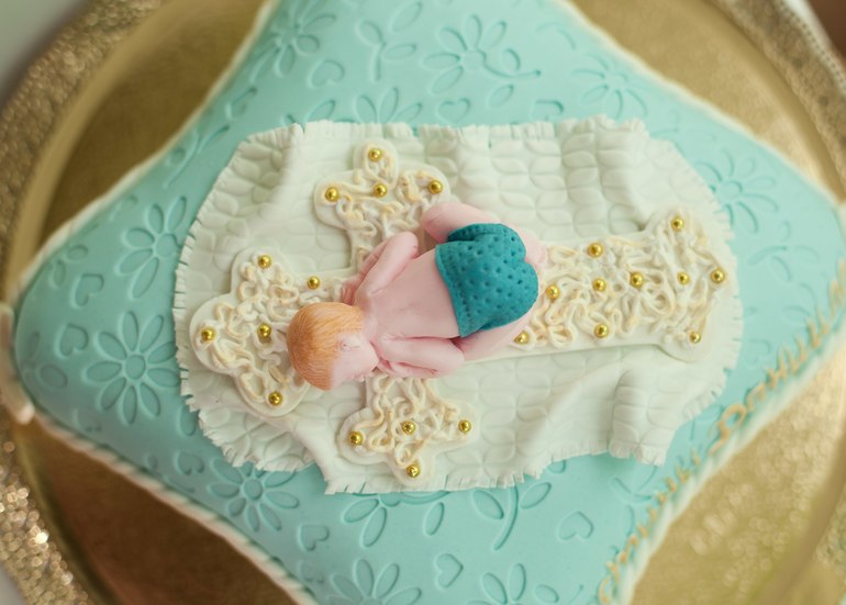 Подушечка на крестины.