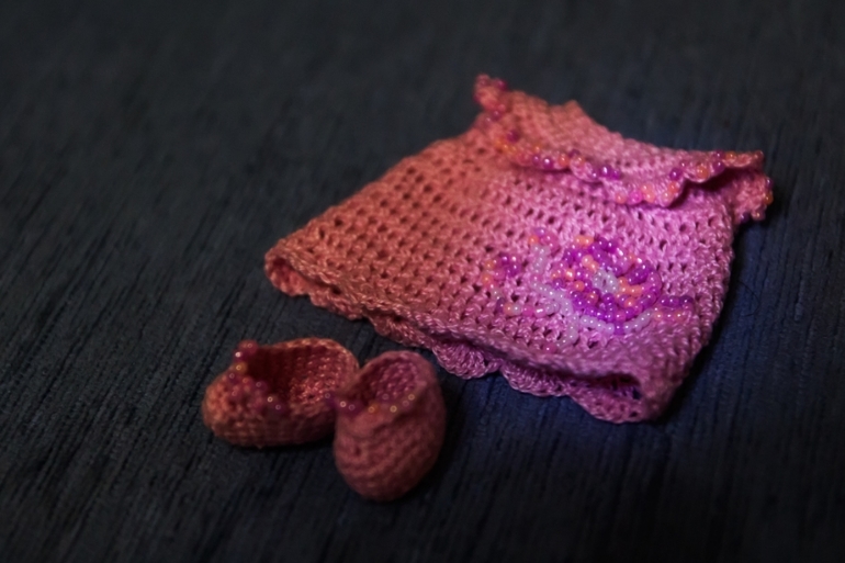 Зайка в нарядном платье