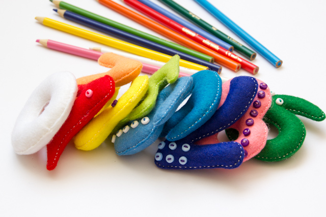 Радужные цифры