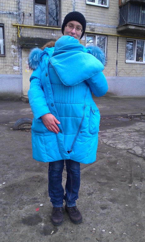 Тадамммм!! Наш слингопуховик!!!