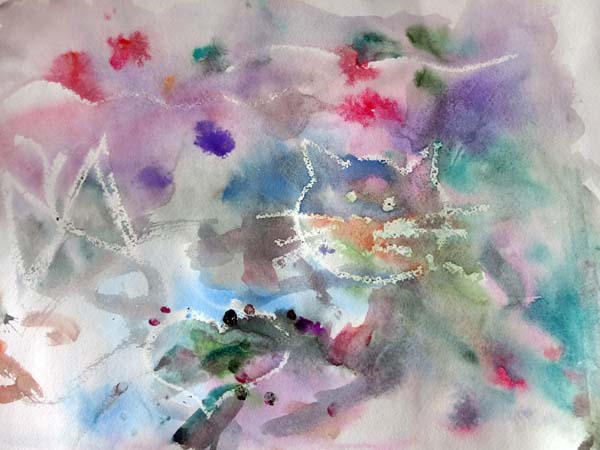 Художка онлайн: занятие 3. Акварель + соль