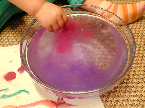 Художка-онлайн: занятие 5. Рисование кубиками льда.