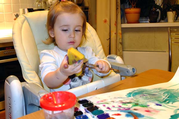 Художка онлайн: занятие 3. Акварель + соль