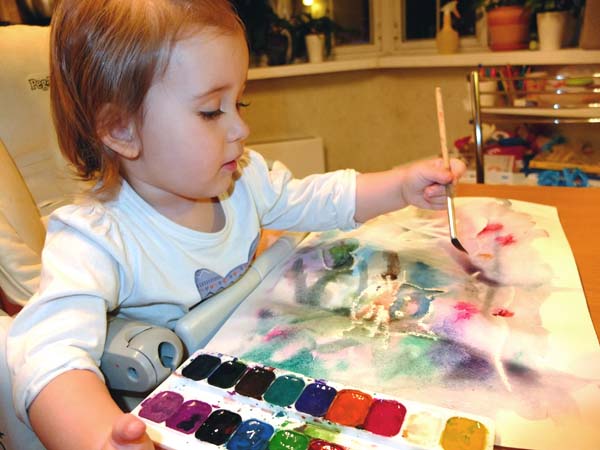 Художка онлайн: занятие 3. Акварель + соль