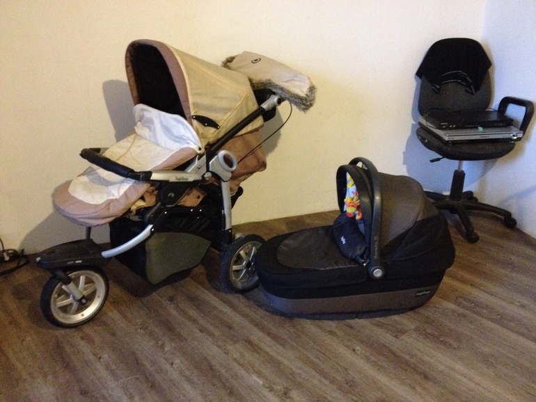 Коляска Peg-Perego GT3 (2в 1) и много подарков за 18000 руб