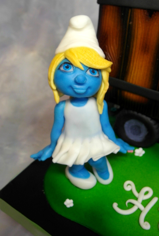 Смурфики на грузовике)