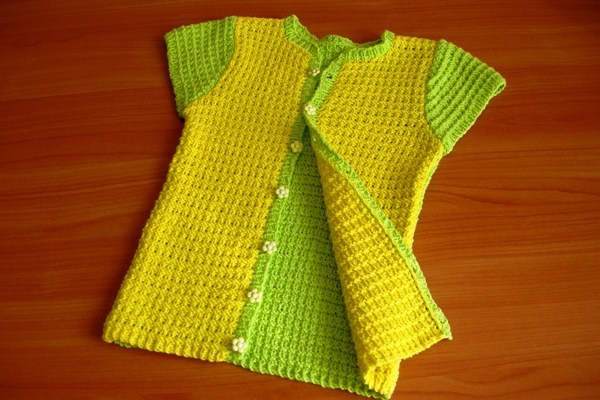 Зазываем лето цветом - жакет для племянницы