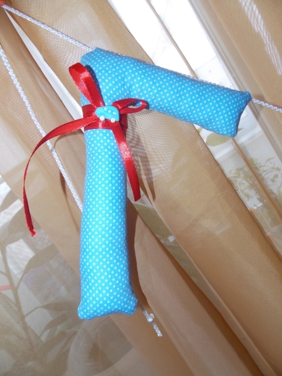 Гирлянда из мягких букв))))