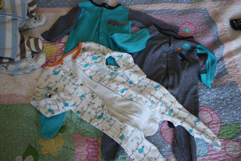 Слипы для малыша на 3-6 мес Carters, Gymboree,Mothercare