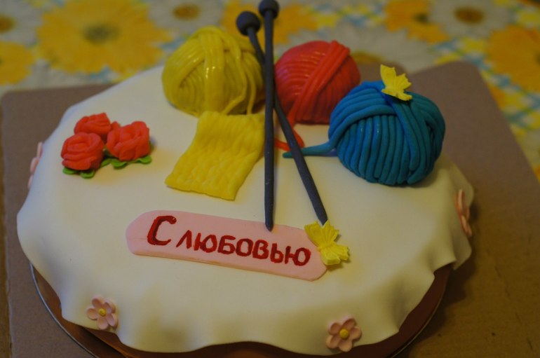 мой тортик для рукодельницы
