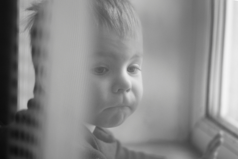 В ожидании папы домой... На критику...