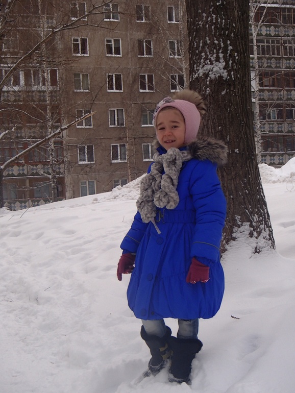 Немного снежной Кати!