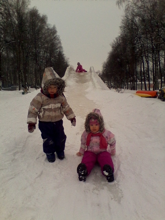 наши прогулочки в минус 13-15 градусов