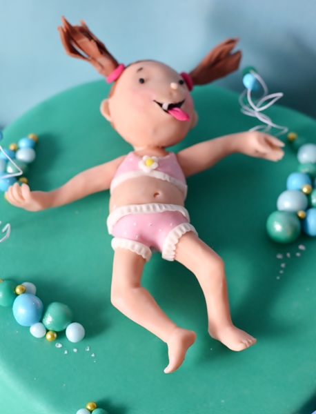 Торт "Водная горка"...