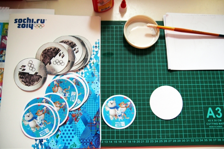 Олимпийские медали и грамоты для детского сада. Небольшой мастер-класс!