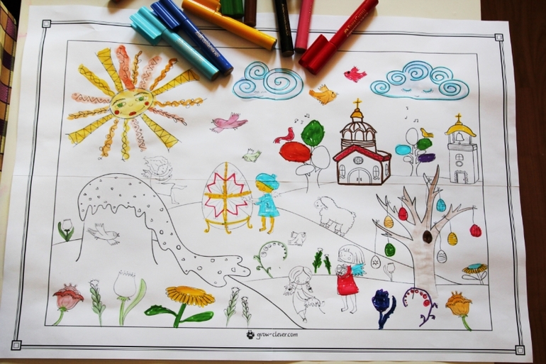 Пасха 2014. Тематические занятия.