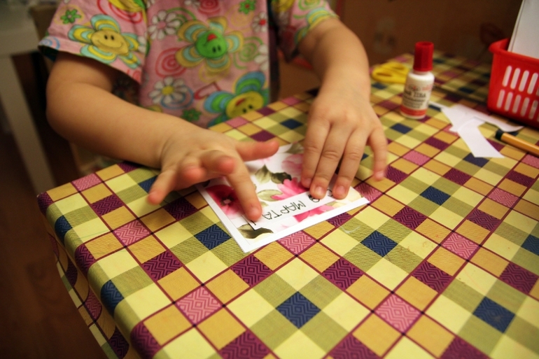 Открытки для воспитателей на 8 марта. МК от дочки.