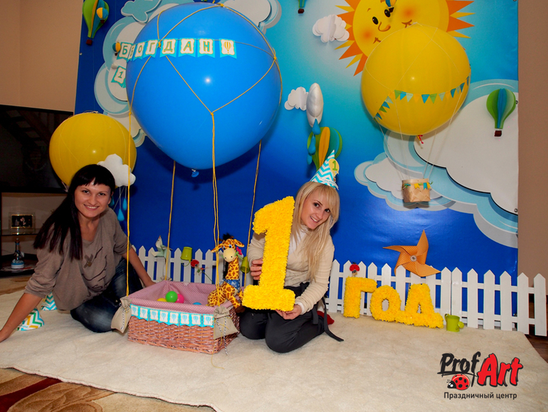 Little party: украшение на 1 день рождения