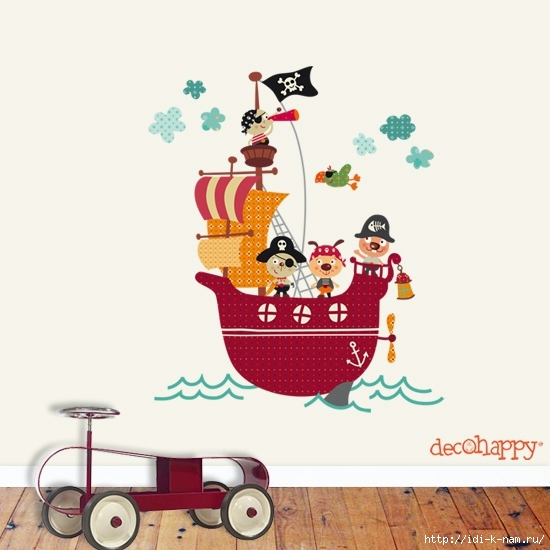 Стикеры для детской - дизайн своими руками