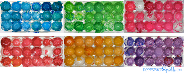 Изучаем с детьми палитру. Веселые краски