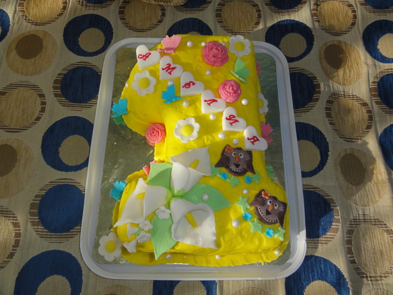 Единичка с совами