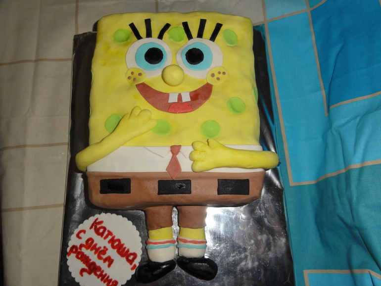Торт спанч боб