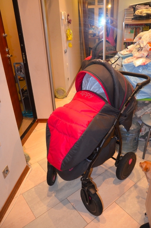 Tutis Zippy 2 в 1 малиновая