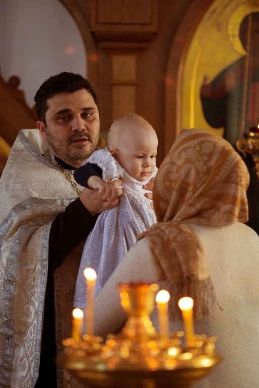 Фотосессия таинства крещения...