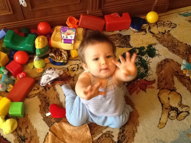 Растут мои зайчики