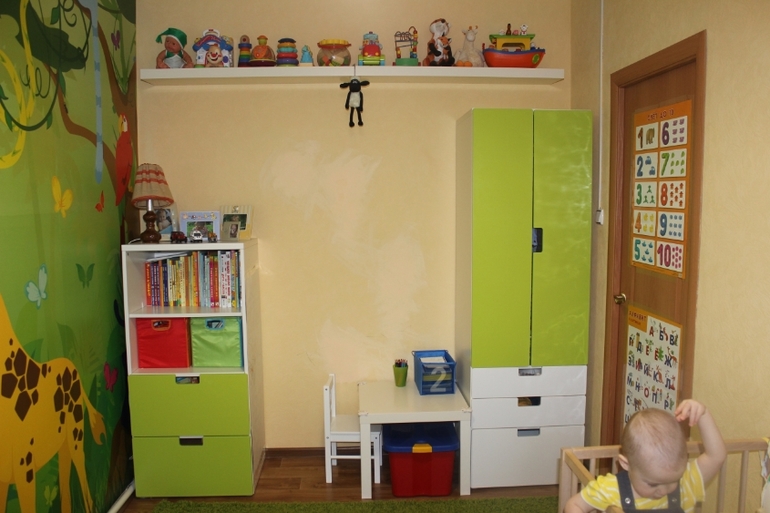 Нужна помощь в обустройстве детской.