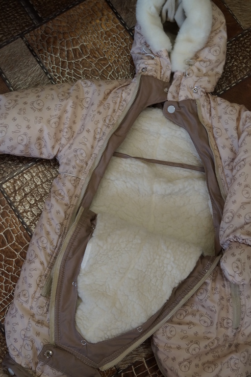 Комбинезон-трансформер на овчине little people