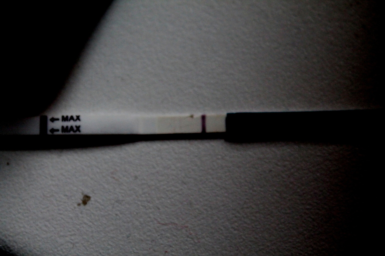 3 полоски на тесте )))