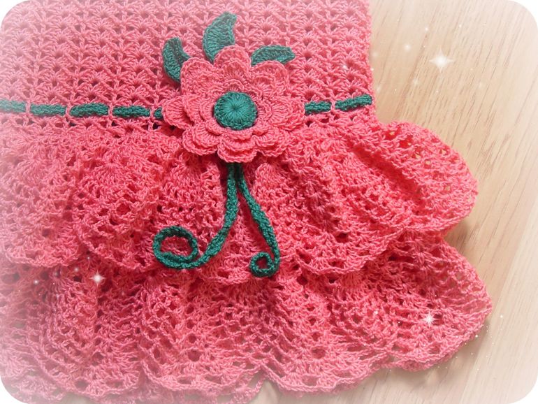 Летнее платье для девочки крючком