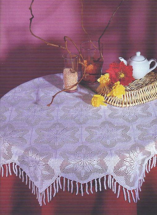 Скатерть кручком