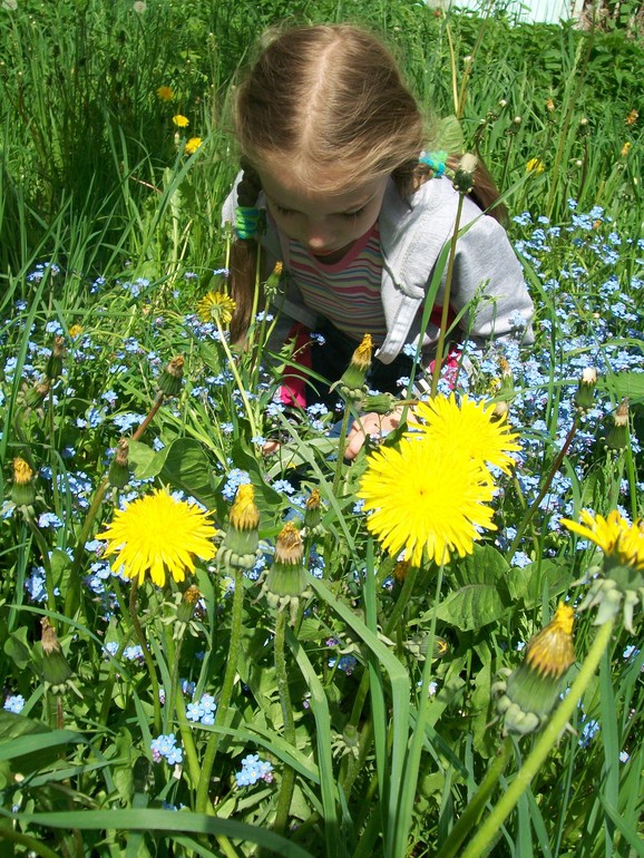 Прогулка с папой.