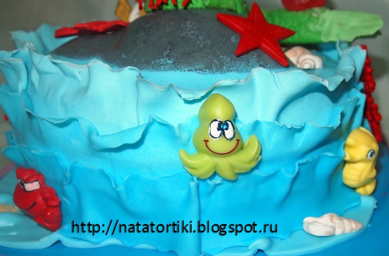 Тортик с русалочкой