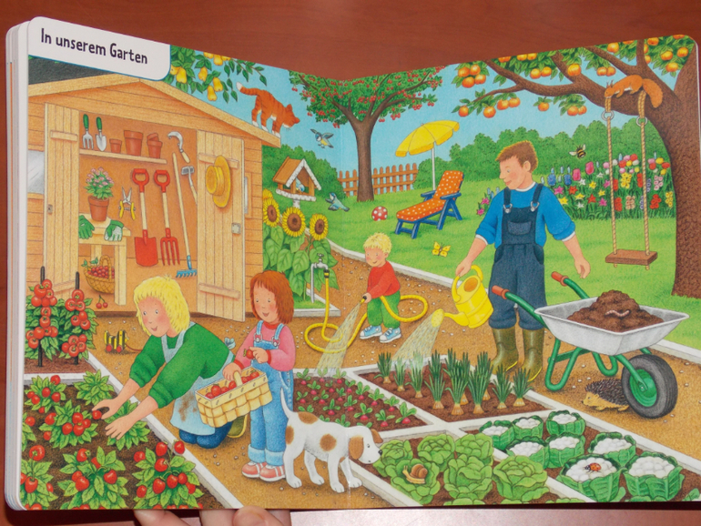 Развороты Bilder suchen - Wörter finden: Rundherum bei mir Zuhause  by Sybille Brauer