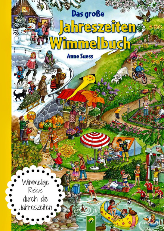 Развороты Das große Jahreszeiten-Wimmelbuch by Anne Suess