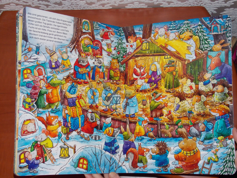 Развороты Weihnachten im Wimmelwald by Joachim Krause