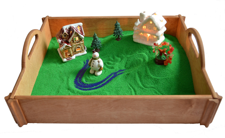 Песочница дома-решение многих психологических проблем!