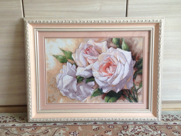 Оформила розы