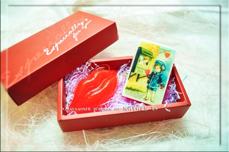 Мыльные валентинки)))))