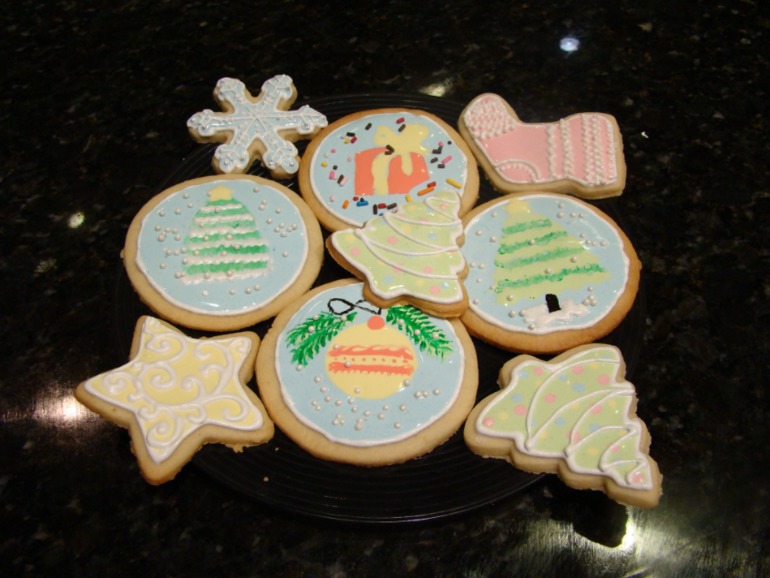 Печенье для деда Мороза.