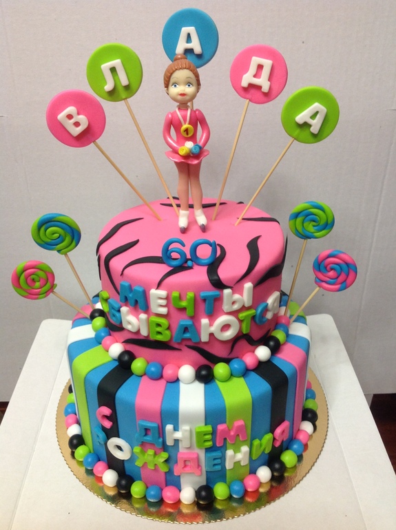 тортик для фигуристки маленькой