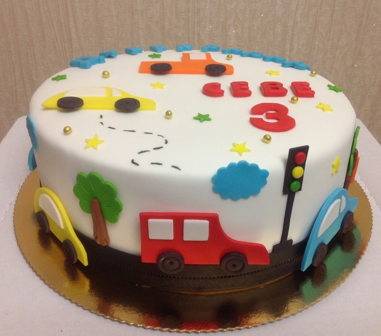 аппликация с машинками