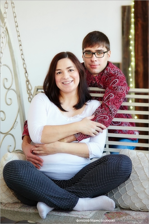 Новогодняя фотосессия - в ожидании малыша ...