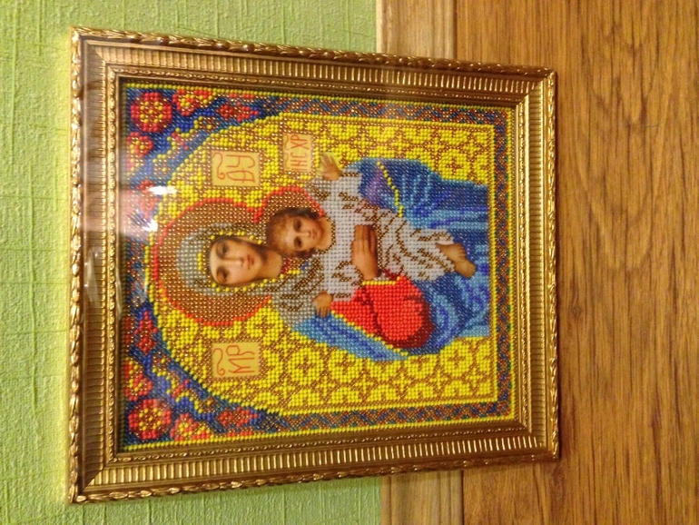 Иконы вышитые бисером.... продаю