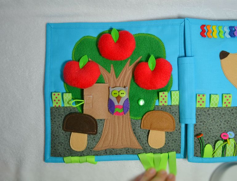 Именная развивающая книжечка