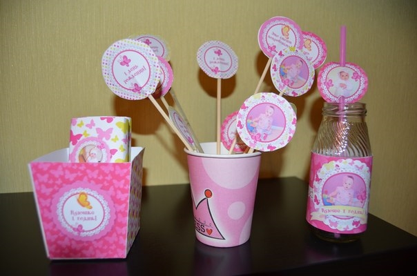 Набор для декора дня рождения "Бабочки"